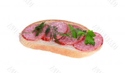Sandwich With Salami