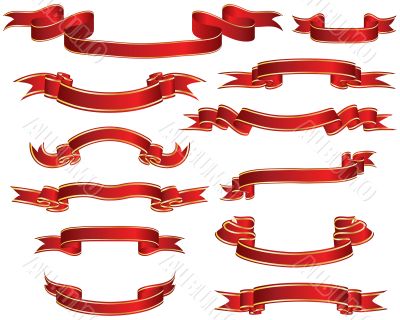 red ribons set