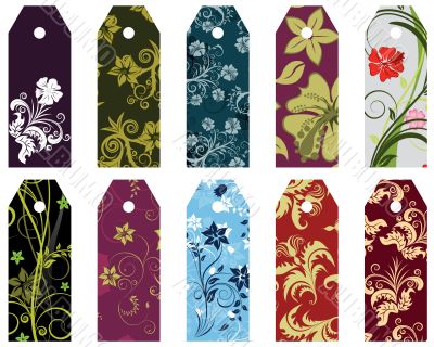 floral bookmark