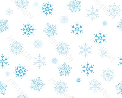 seamless snowflakes
