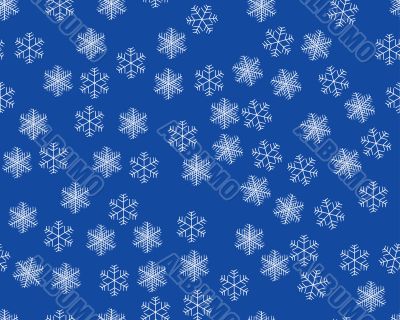 seamless snowflakes background  