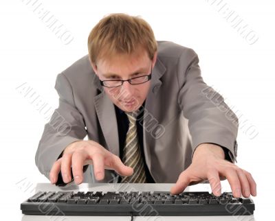 hands reach for the keyboard