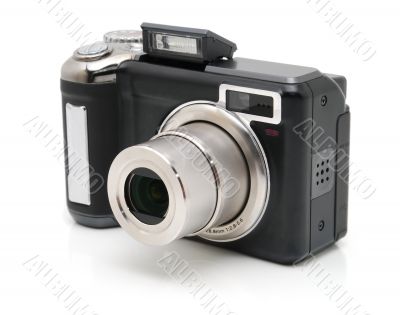 Black digital camera