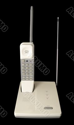 Cordless telephone with aerials