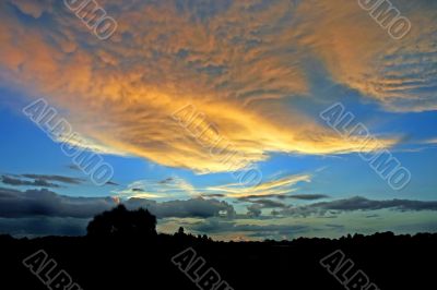Silhouette and Sunset