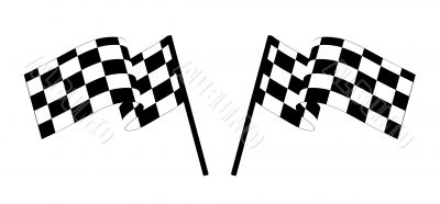 checked flags