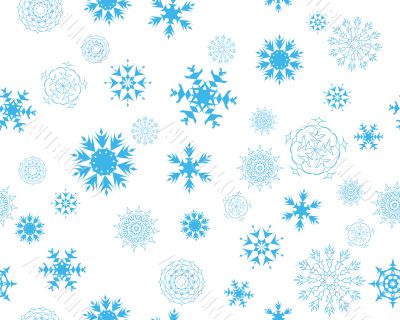 seamless snowflakes