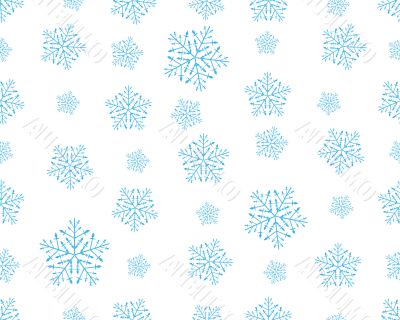 seamless snowflakes