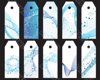 water bookmarks set