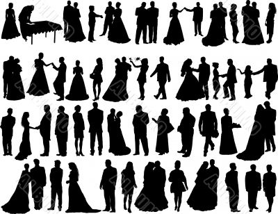wedding silhouettes