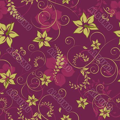 floral seamless background