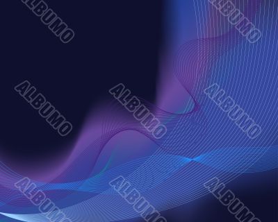 glowing water waves