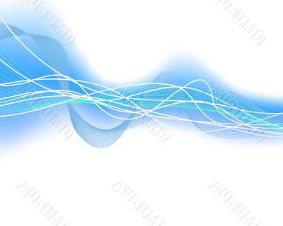 glowing water waves