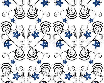 seamless floral background