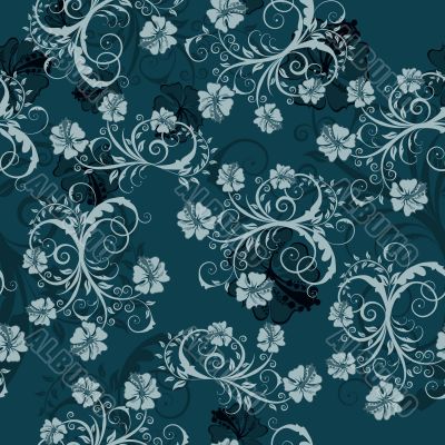 floral seamless background