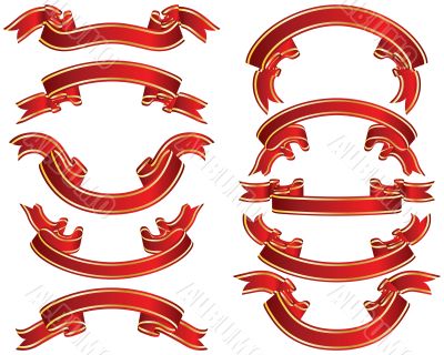 red ribons set