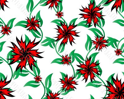 floral seamless background