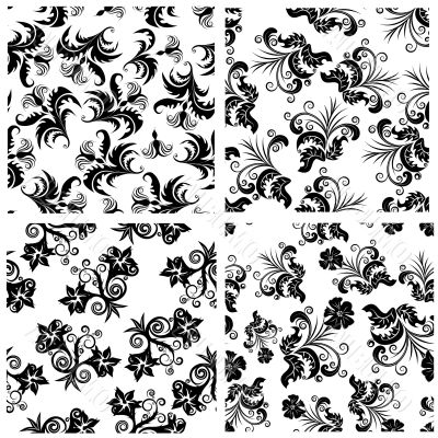floral seamless set