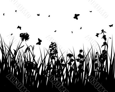 flower silhouettes