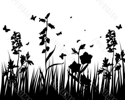 flower silhouettes