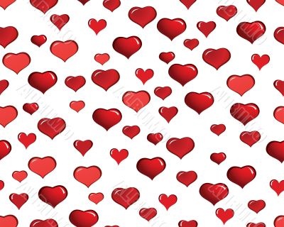 valentine hearts seamless background
