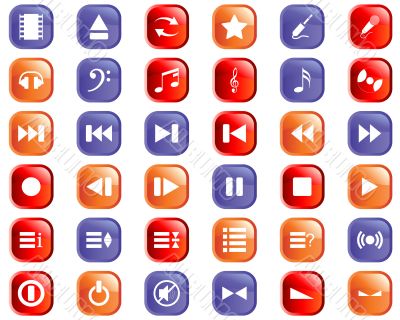 musical icons set