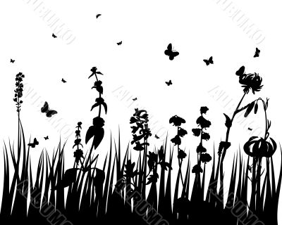 flower silhouettes