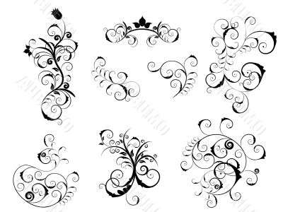set of victorian elements