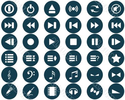 musical icons set