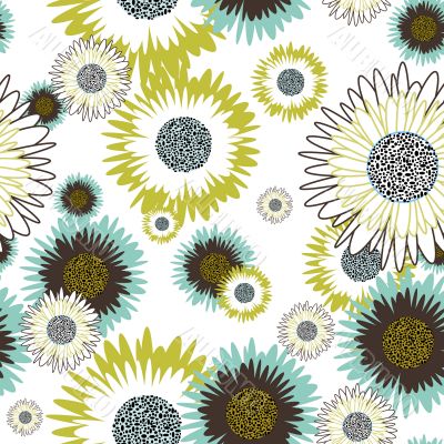 floral seamless background