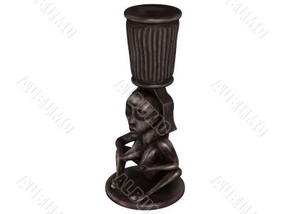 Old african statuette