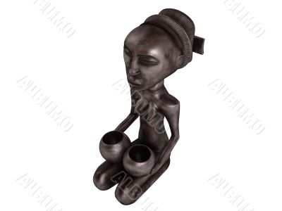 Old african statuette
