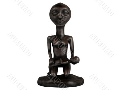 Old african statuette
