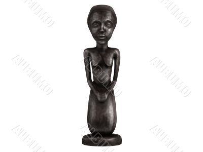 Old african statuette