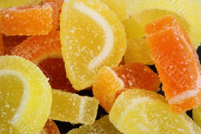 candied orange and lemon slices