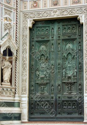 Gate of main Cathedral of Florence