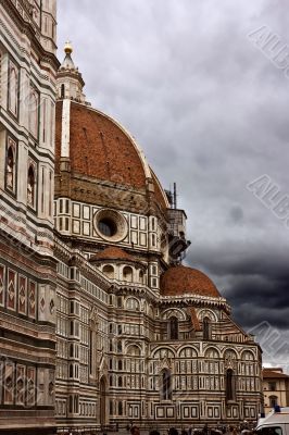 Main cathedral of Florence `Duomo`. Italy.