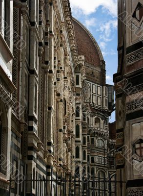 Main cathedral of Florence `Duomo`. Italy.
