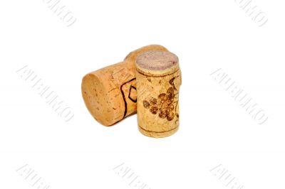 Corks from wine bottles 