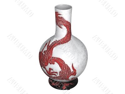 Asian vase