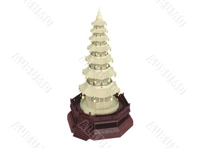 Statuette chinese house