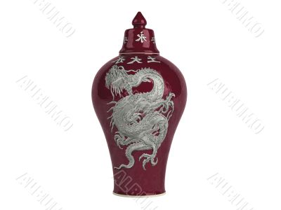 Asian red vessel