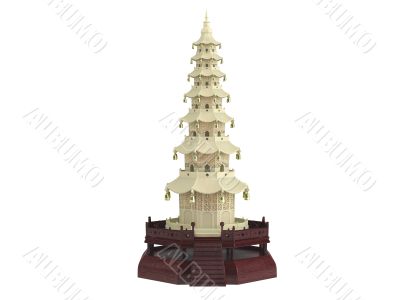 Statuette chinese house