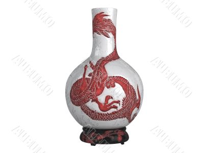 Asian vase