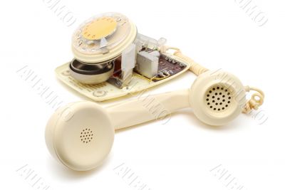 Disassembled phone