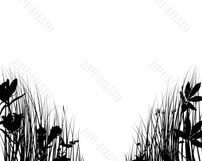 grass silhouettes