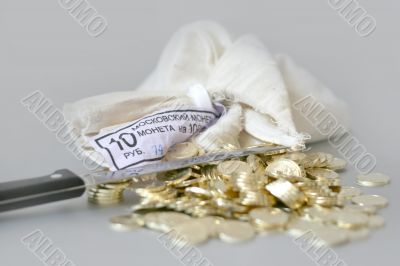 russian metallic coins