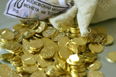 russian metallic coins