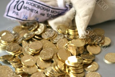 russian metallic coins