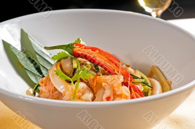 fresh seafood thai salad